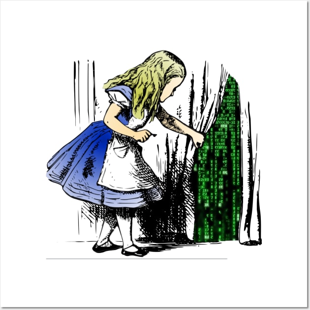 Alice In The Matrix Wall Art by walltowall